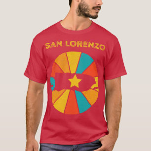 San Lorenzo Puerto Rico Vintage Distress Souveni T Shirt
