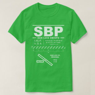 San Luis County Regional Airport SBP T Shirt