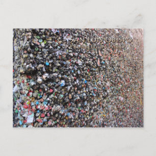 San Luis Obispo Bubblegum Alley Postcard! Vykort