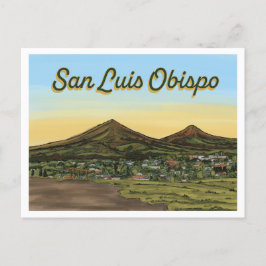 San Luis Obispo California Postcard Vykort