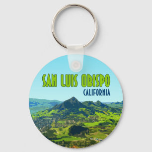 San Luis Obispo California Vintage Nyckelring