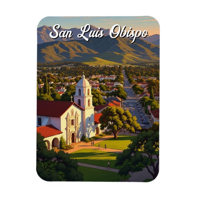 San Luis Obispo  Kalifornien Magnet (Vertikal)