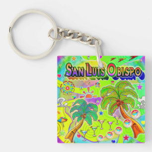 San Luis Obispo Mind Focus Nyckelring