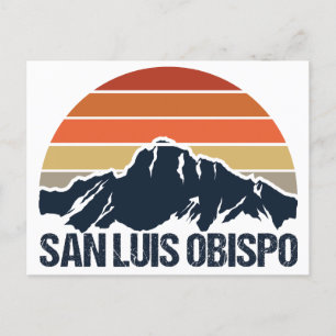 San Luis Obispo Mountain Sunset Vykort