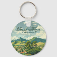 San Luis Obispo SLO California Central Kusten Retr