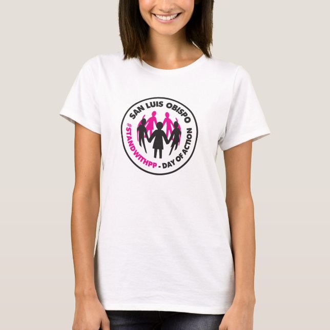 San Luis Obispo #StandwithPP-dagen T-shirt (Framsida)