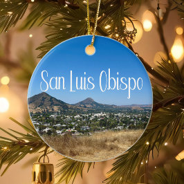 San Luis Obispo Terrace Backe Photo jul Julgransprydnad Keramik
