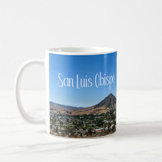 San Luis Obispo Terrace Hill Fotografering Kaffemugg (Vänster)