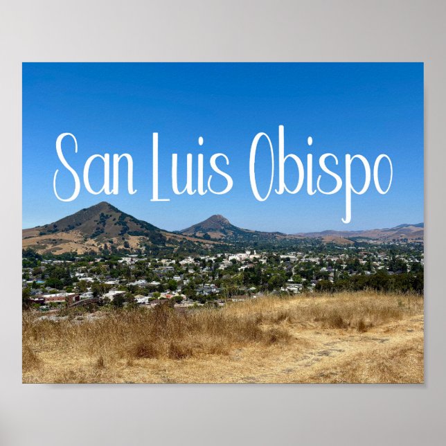 San Luis Obispo Terrace Hill Photography Poster (Framsidan)