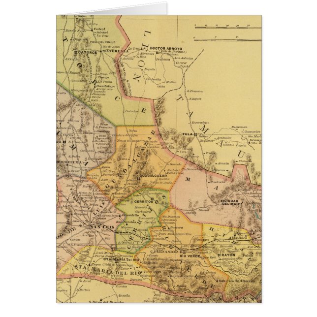 San Luis Potosi Hälsningskort (Framsidan)