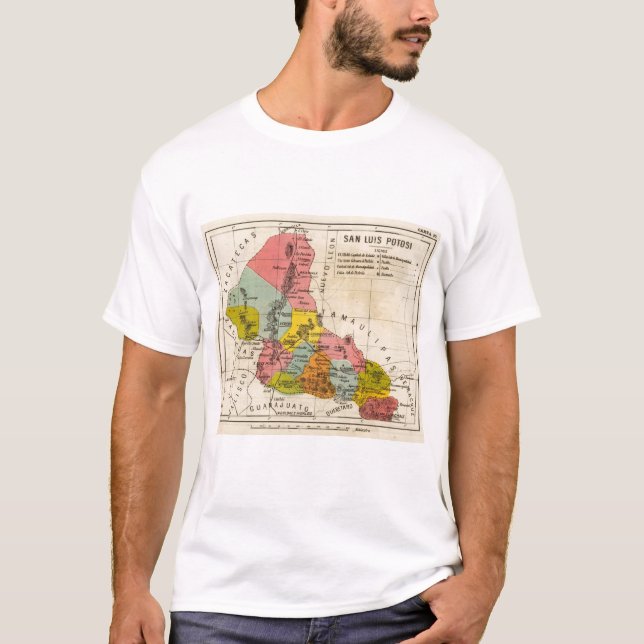 San Luis Potosi, Mexico Tee Shirt (Framsida)