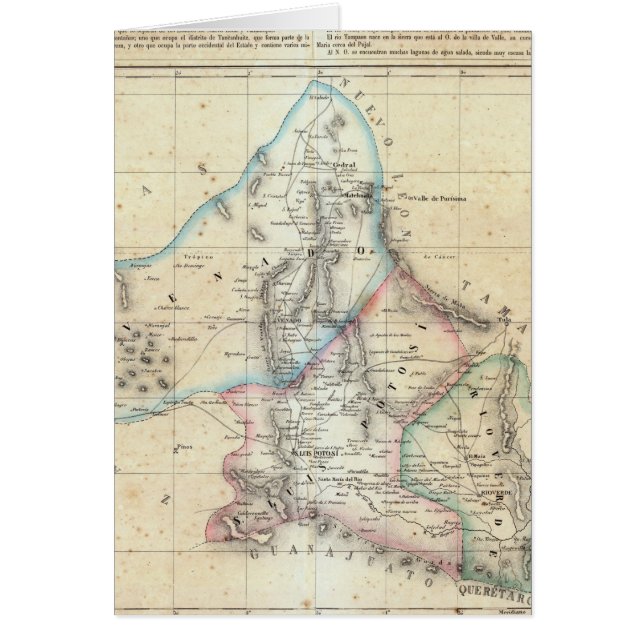 San Luis Potosi, Mexiko 2 Hälsningskort (Framsidan)