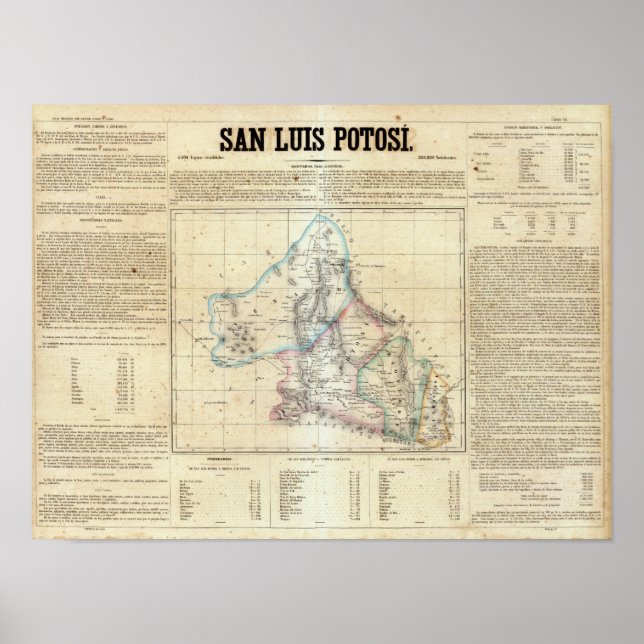 San Luis Potosi, Mexiko 2 Poster (Framsidan)