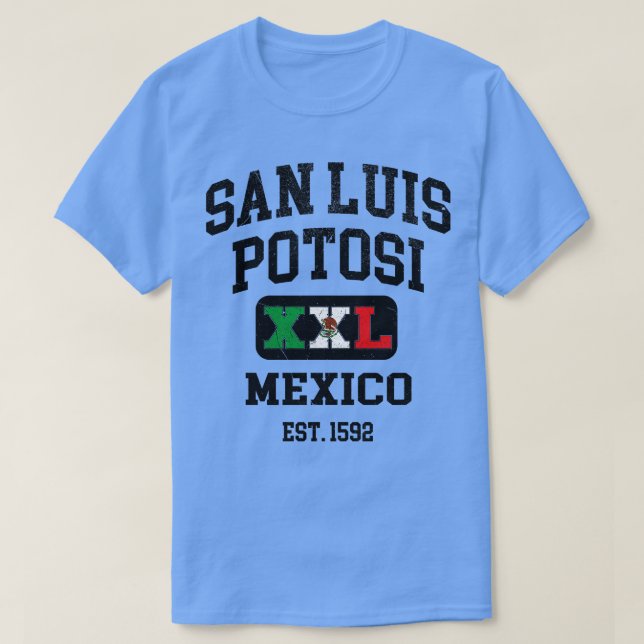 San Luis Potosi Mexiko XXL Athletic design T Shirt (Design framsida)