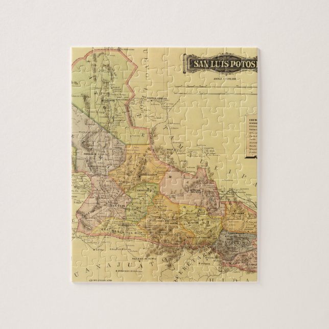 San Luis Potosi Pussel (Vertikal)