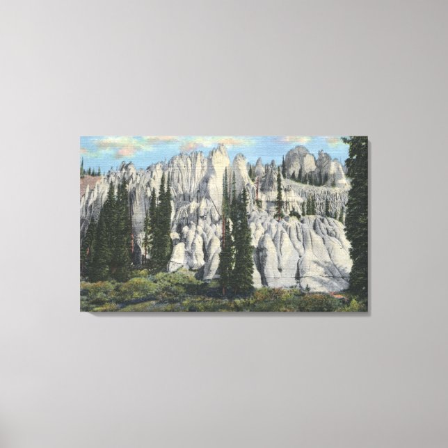 San Luis Valley, Colorado - Wheeler National Canvastryck (Framsida)