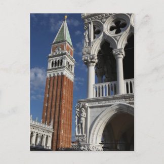 San Marco Bell Torn i vykort i Venedig