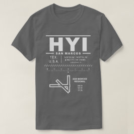 San Marcos regionala flygplats HYI T-Shirt