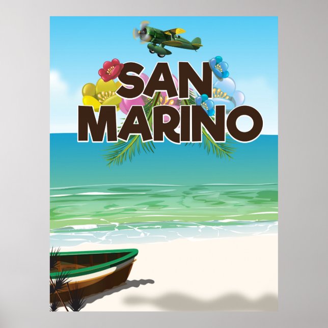 San Marino Beach-resor poster (Framsidan)