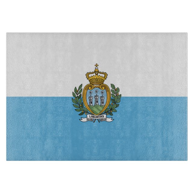 San-Marino flagga (Framsidan)