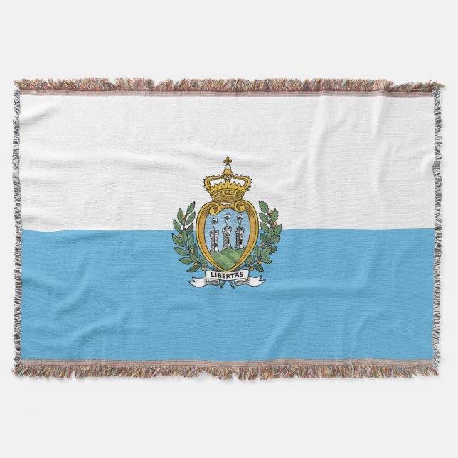 San-Marino flagga Filt (Framsidan)