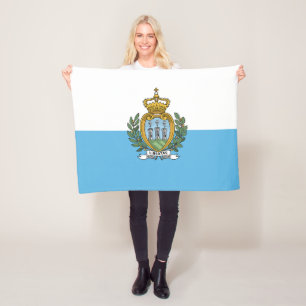 San Marino-flagga Fleecefilt