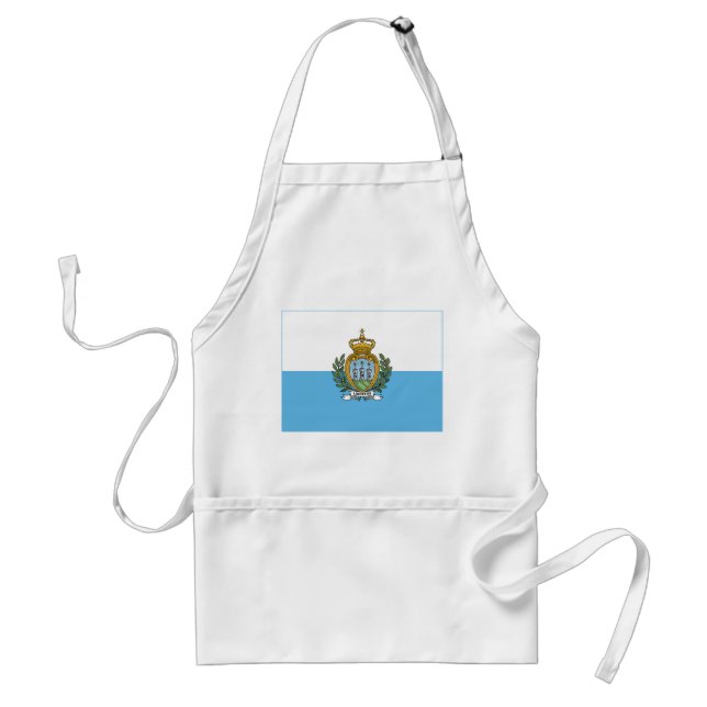 San Marino-flagga Förkläde (Framsidan)