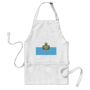 San Marino-flagga Förkläde