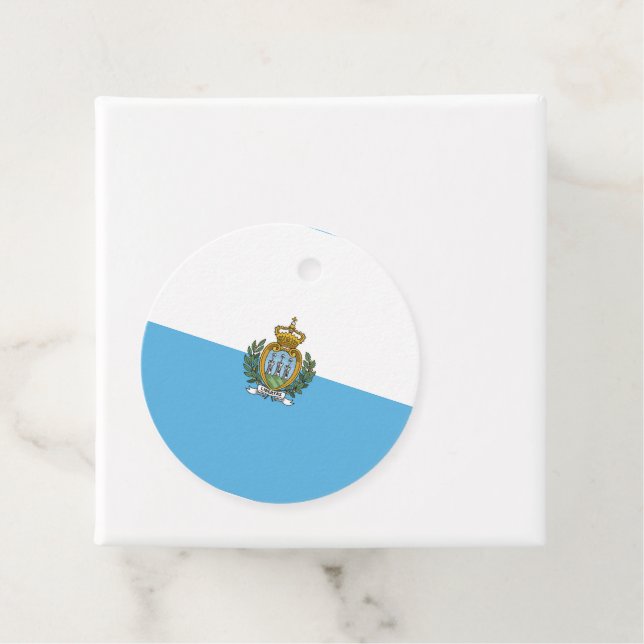 San-Marino flagga Gåvor Etiketter (På plats)