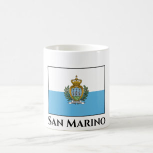 San Marino Flagga Kaffemugg