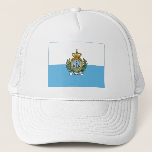 San Marino-flagga Keps (Framsida)