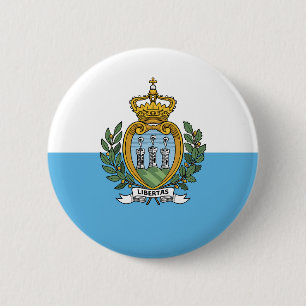 San Marino Flagga Knapp