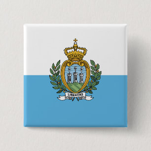 San Marino Flagga Knapp