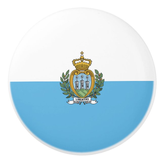 San-Marino flagga Knopp (Framsidan)