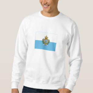 San Marino-flagga Lång Ärmad Tröja