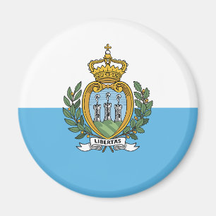 San Marino-flagga Magnet