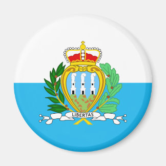 San Marino Flagga Magnet