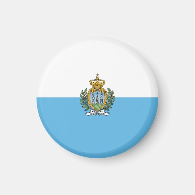 San-Marino flagga Magnet (Framsidan)