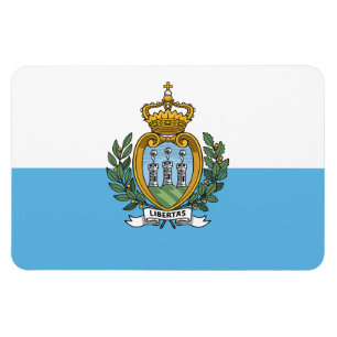 San Marino Flagga Magnet