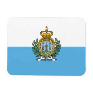 San Marino Flagga Magnet