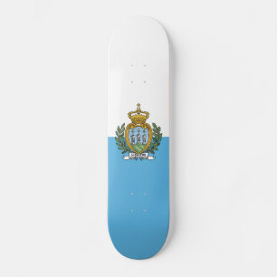 San Marino Flagga Mini Skateboard Bräda 18,5 Cm