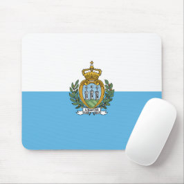 San-Marino flagga Musmatta