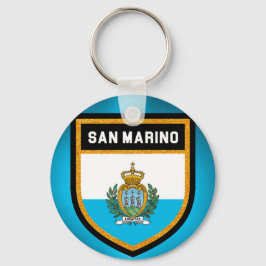 San Marino Flagga Nyckelring