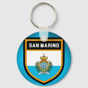 San Marino Flagga Nyckelring