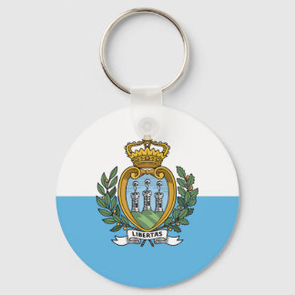 San Marino Flagga Nyckelring