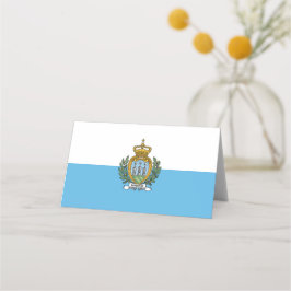San-Marino flagga Placeringskort