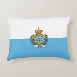 San-Marino flagga Prydnadskudde