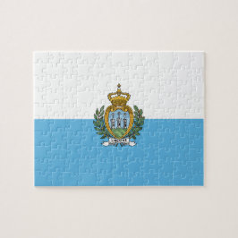 San-Marino flagga Pussel