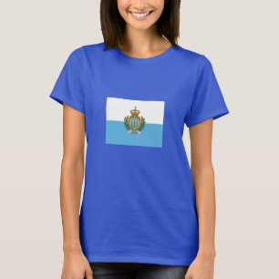 San Marino Flagga T Shirt