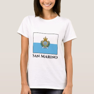 San Marino Flagga T Shirt